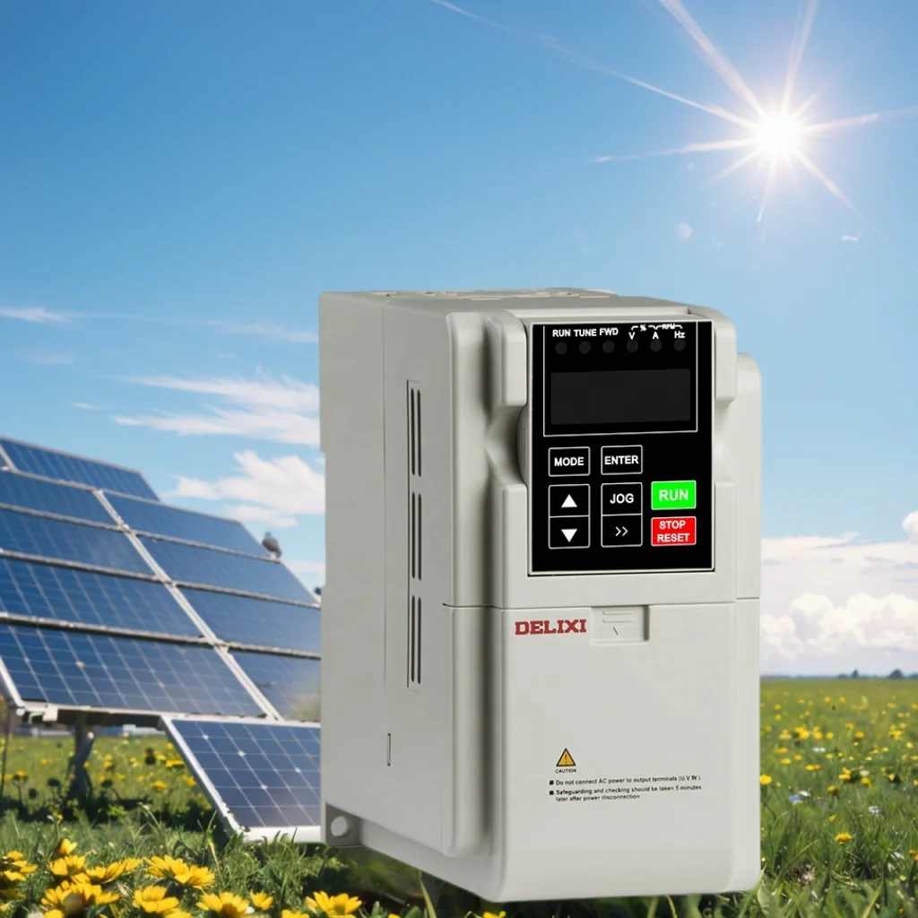 Delixi 45kw Single Phase Solar Pump Vfd Mppt Controller 5.5kw 10kw Solar Water Pump Inverter Converter For Vfd Solar Water Pump