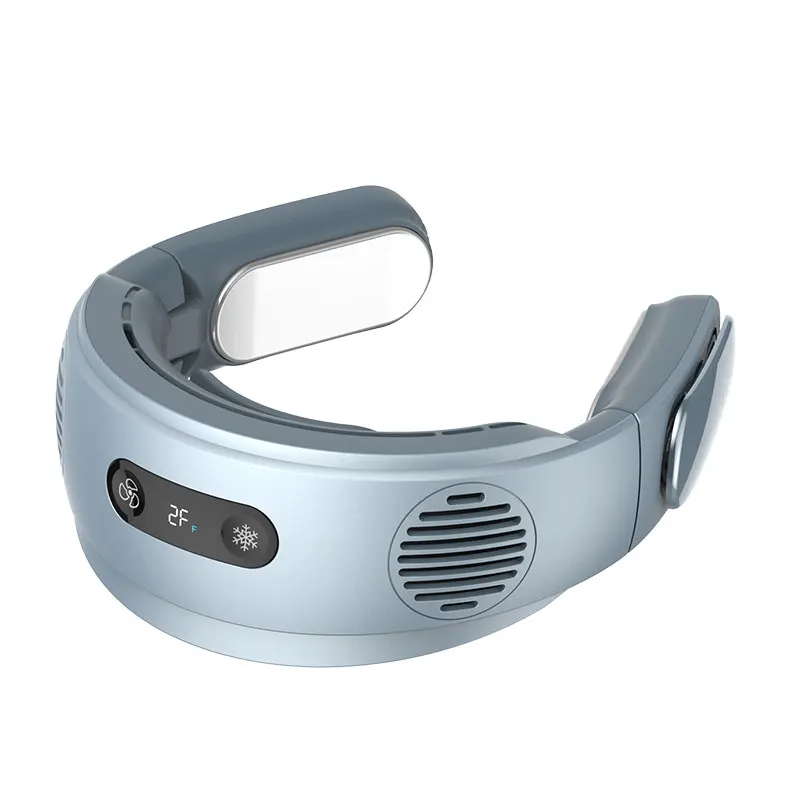 2022 Новые Беспроводные спортивные вентилятор USB шеи холодный компресс охлаждающий вентилятор модная куртка с надписью «mini портативный складной USB Зарядка вентилятор на шее