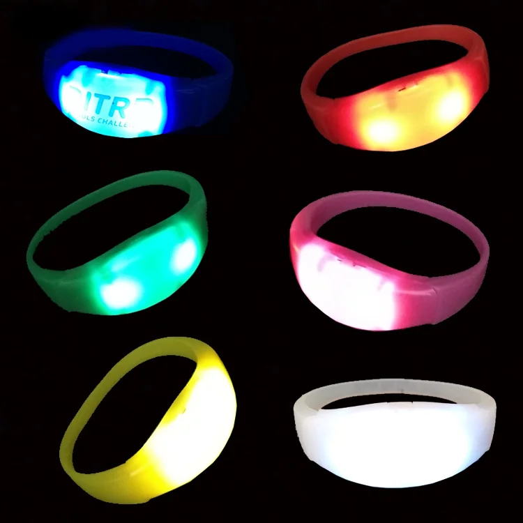 Cheap 2022 DMX Programmable Remote Controlled Luminous Led Light Bracelet Wristband
