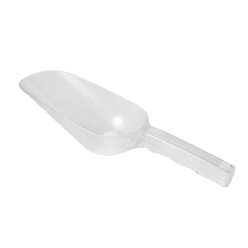 CKOT plastic transparent ice scoop rice spoon flour shovel tea shovel Material shovel large size for supermarket home use