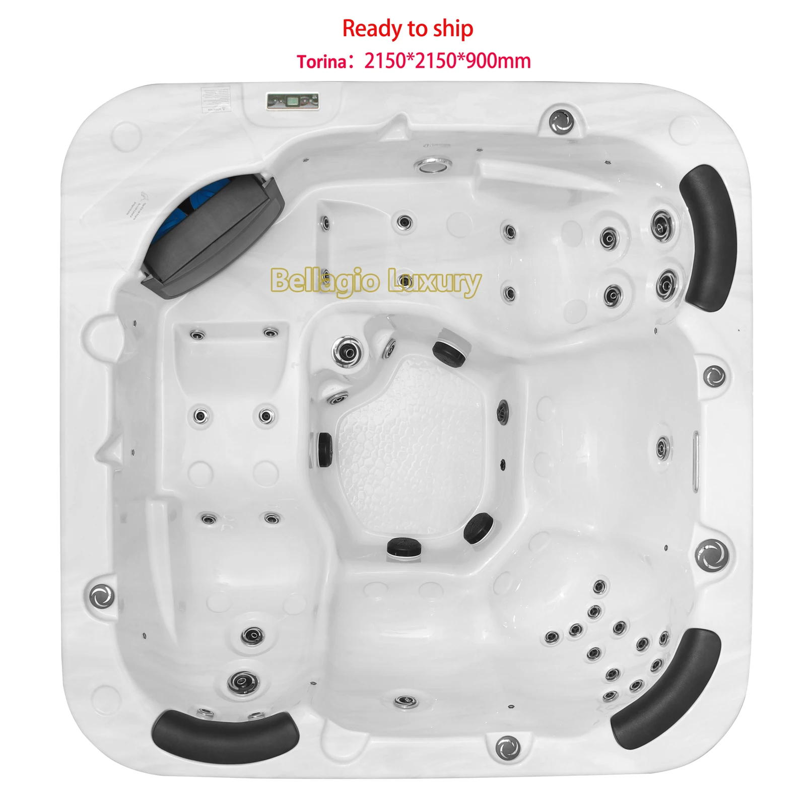 BELLAGIO Spas 2 lounge Hot tub Massage Outdoor spa 5 people Heat pump spa