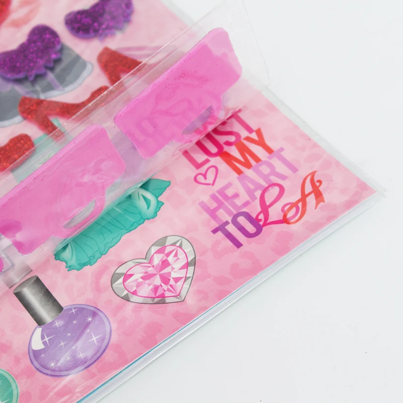 
EVA foam sticker, girl DIY ornaments, glitter sticker gift 