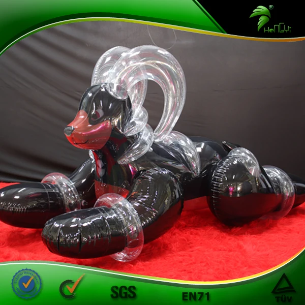 Squeaky Inflatable Houndoom Hongyi Custom Inflatable Cartoon Animals Animation Air Character