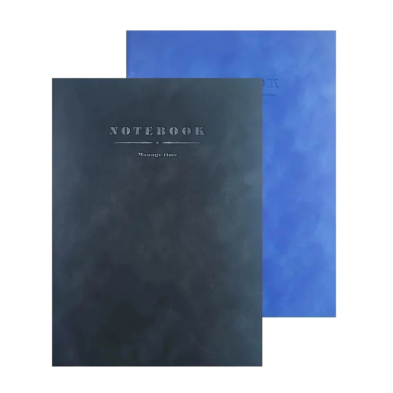 Promotional business notebook A6 A5 A4 size hardcover pu leather journal notebook cork cover notebook