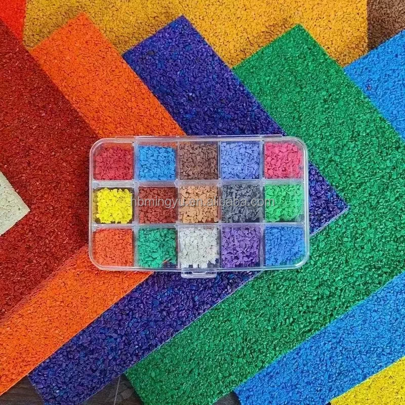 EPDM granules 1-3mm/2-4mm epdm particles school playground epdm runway running track material