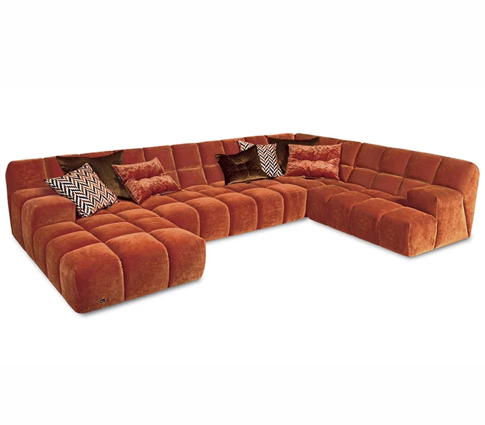 
Hotel furniture U Shape group sofa 