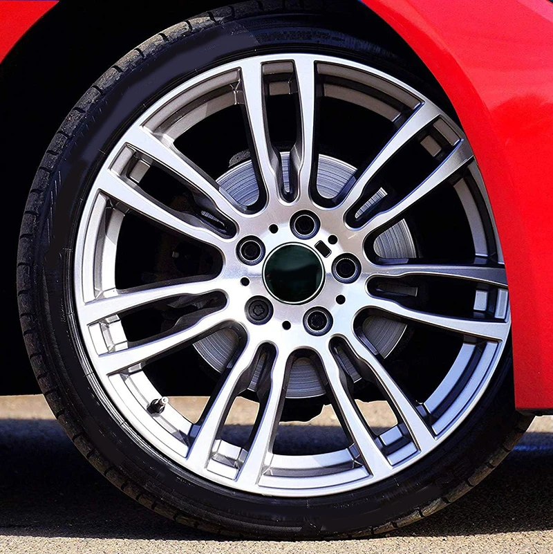 56mm aluminum metal 3D curved car custom wheel center caps Emblem sticker decal cover