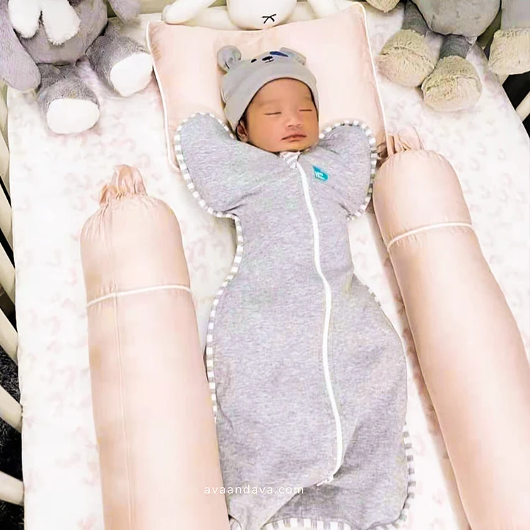 bamboo baby hole pillow set fitted Quilts crib sheet Sleep Bed Covers 3 Piece Baby Bedding