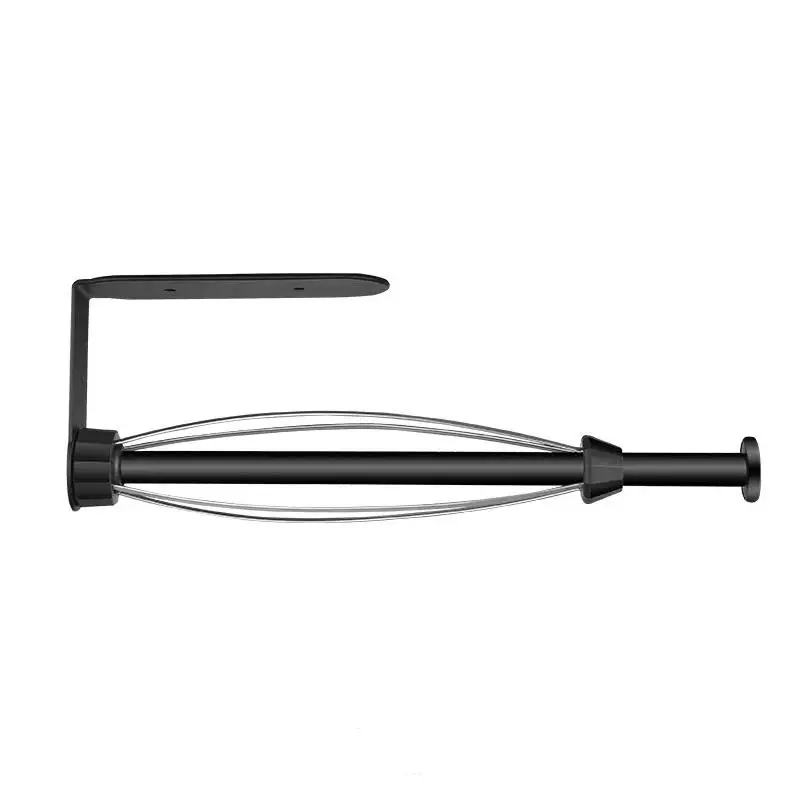 matte black Wall mounted toilet stainless steel kitchen paper towels holder under kitchen cabinet paper roll holder
