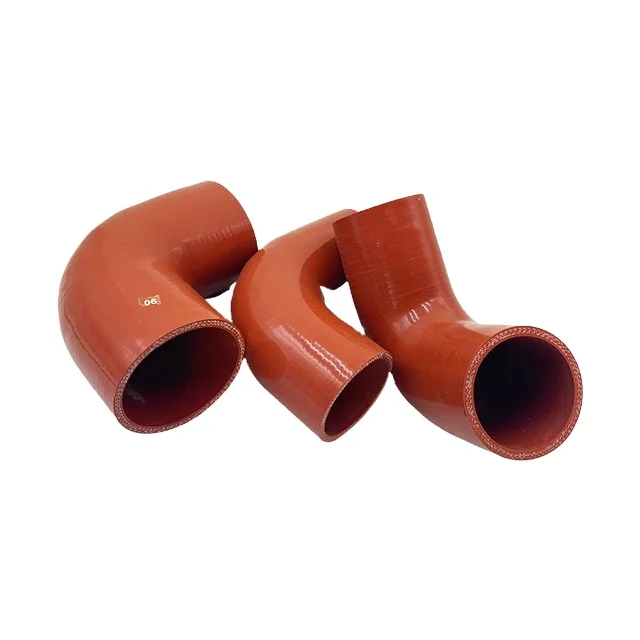 Automotive Rubber Pipe Silicone Sleeve Rubber turbine induction hose Silicone hump Elbow Straight 45 90 135 180 tube for car