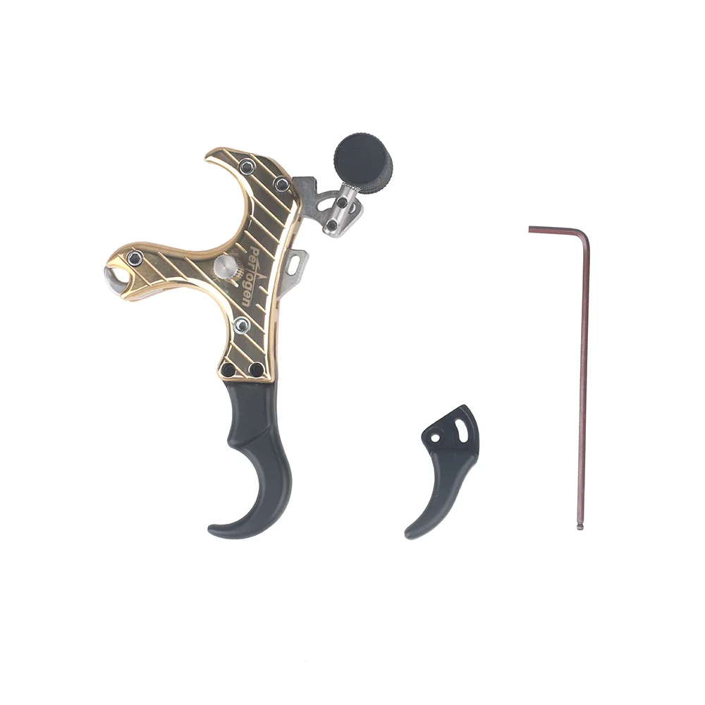 Professional Manufacturer Brass Arrow Release Aid 3 or 4 Finger Release  Archery  Thumb Trigger Release For Compound Bow