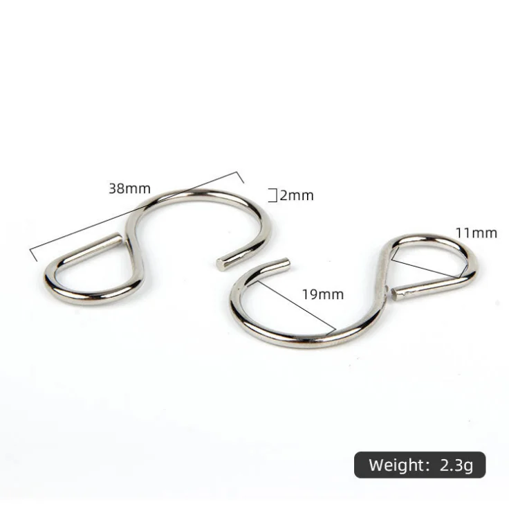 S-образная вешалка крючок для ванной объемные металлические закрытые s-образные