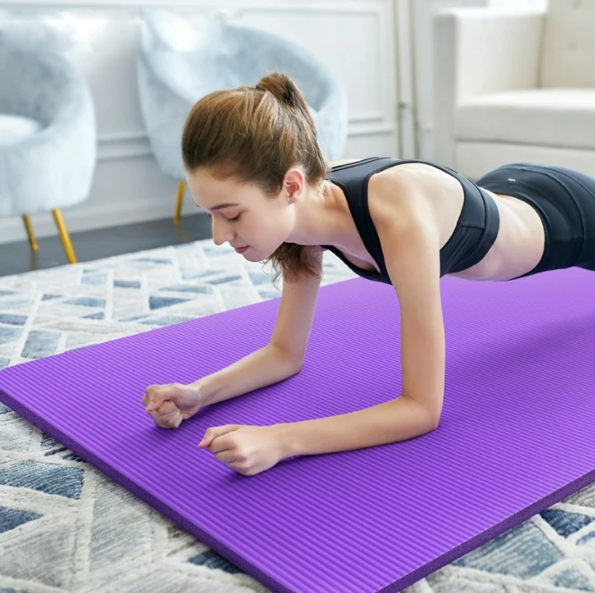 Wholesale pilates mat de yoga non slip pvc kids de suede strap custom eco friendly foldable rubber nbr yoga mat