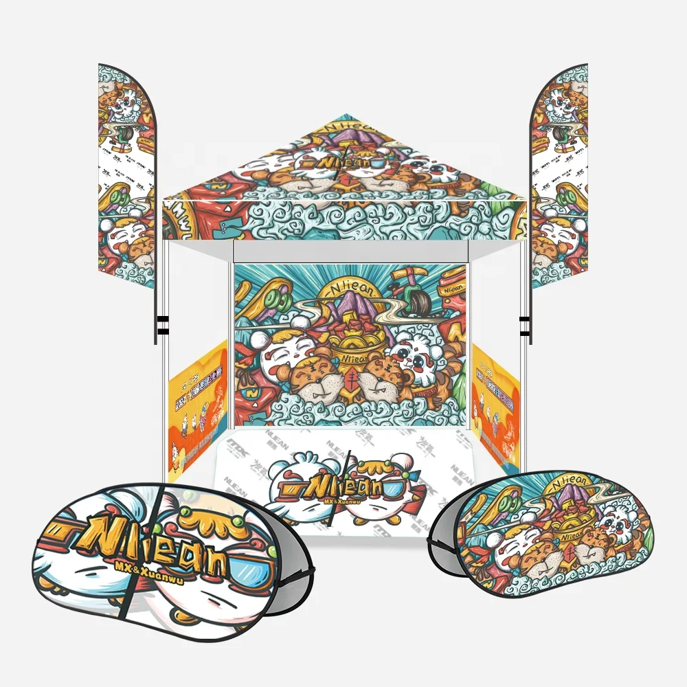 Алюминиевая рекламная Водонепроницаемая Выдвижная палатка 10 х10 футов для проведения беседок палатки