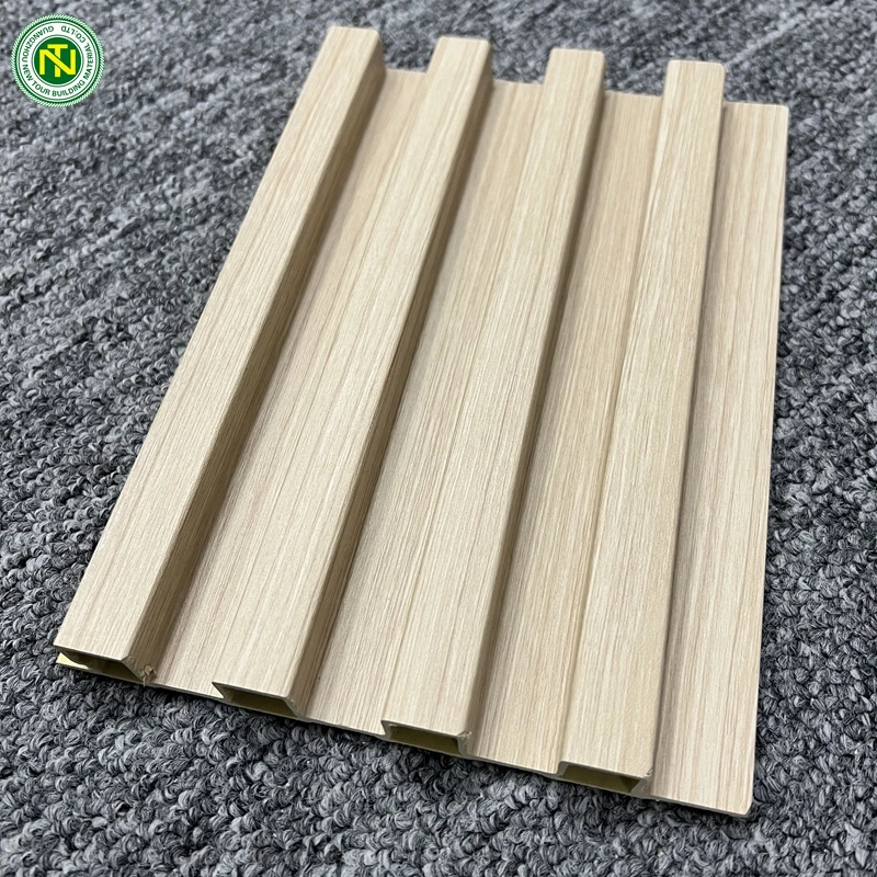 WPC Wooden panel 2--6M length Ceiling Decoration Novel Design  Background Wall Panel Modern Moisture WPC plastic panel