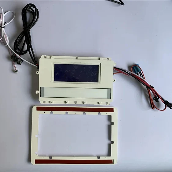 bluetooth music function 6-key three color touch sensor switch for smart Bathroom mirror  with lcd display