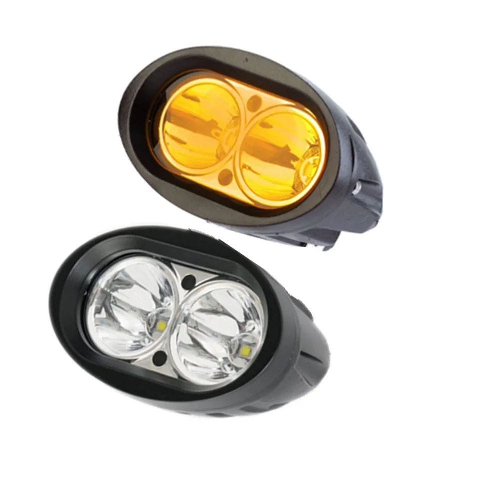 20w amber and white light led  work light 4D car truck boat auto lorry led off- road fog driving light