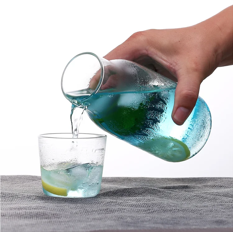 Wholesale high borosilicate glass one person drink cup cold drink cup juice cup