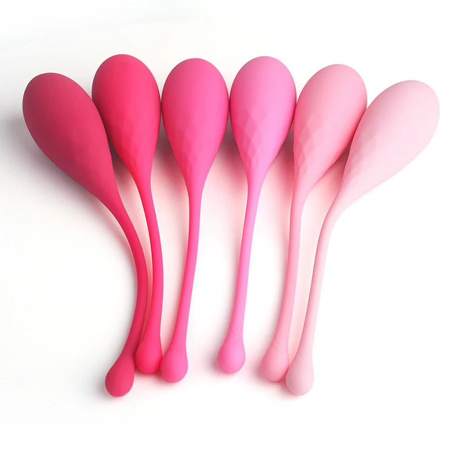 Intimate Kegel Exercise Weights Rose pink XXX Doctor Recommended for Bladder Control & Pelvic Floor Exercises - Set of 6