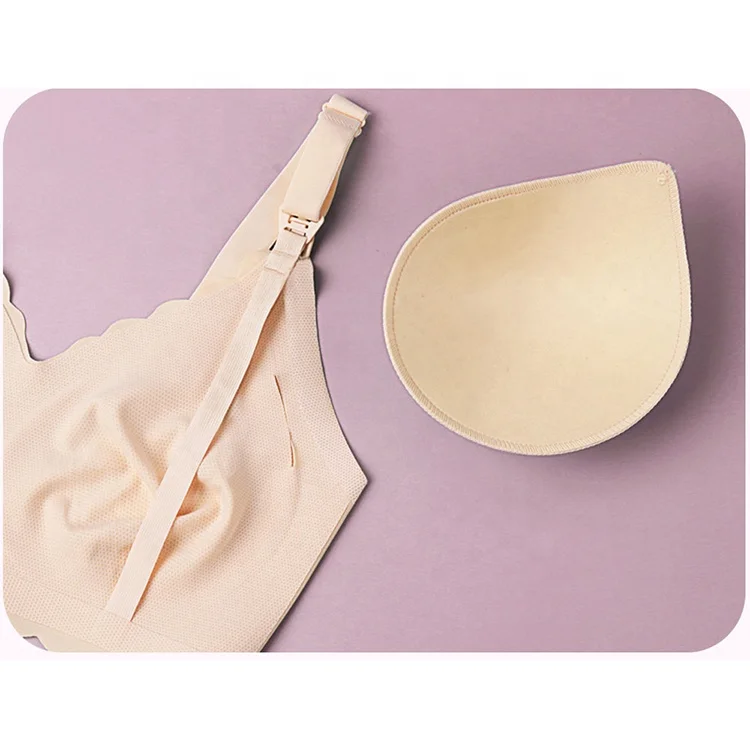 Hot Sale Quick Delivery Breastfeeding Bra Widen Shoulder Strap Wireless Pregnancy Nursing Bra