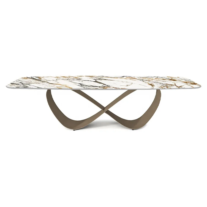 5605 Modern  8 seater dining table wood chairs set