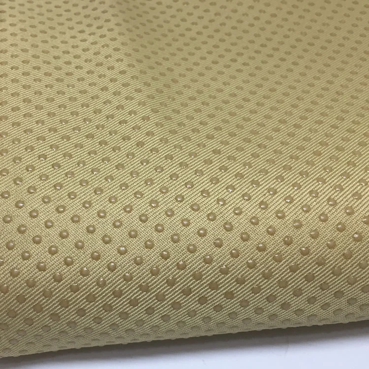 
Factory Wholesale High quality 100% polyester pvc dotted non-slip/anti slip fabric 