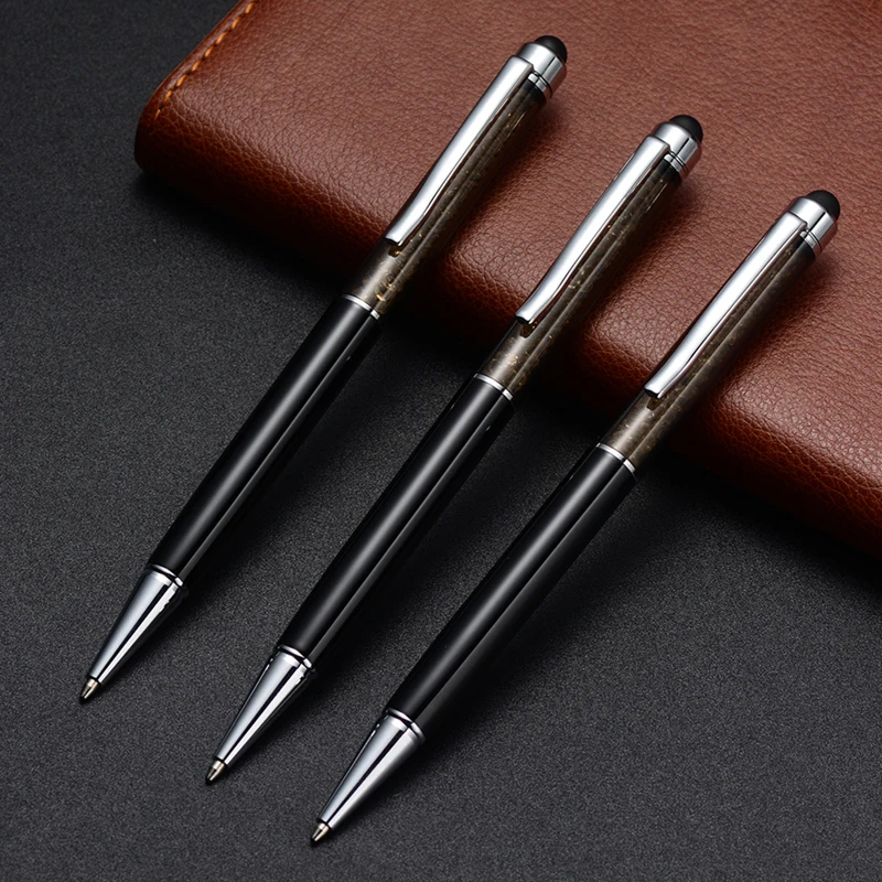 
Crystal Stylus Luxury Ballpoint Pens Gift Set Best Selling Diamond Metal Ball Pen Stationery for Wedding Gift 
