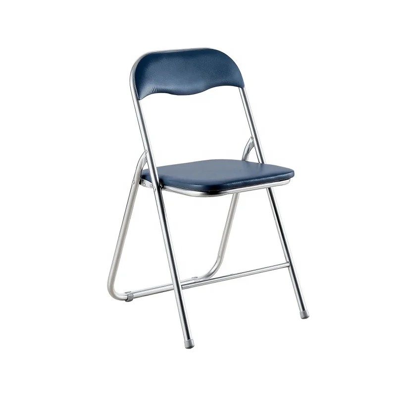 Outdoor Padded Metal Plastic Banquet Wedding Folding Chairs Wholesale Stackable Black Garden Folding Chairs For Party Events