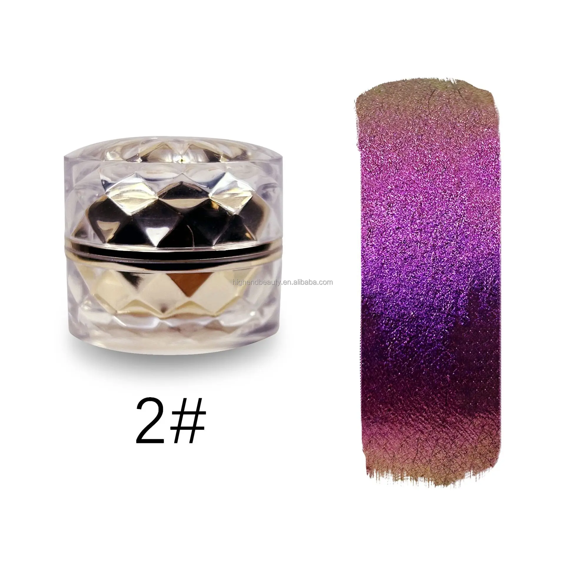 Eye Shadow Multi-chrome Neon Chrome Chameleon Liquid Eyeshadow Chrome Pigment Satin Waterproof Cream Make up Eye Shadow Palette