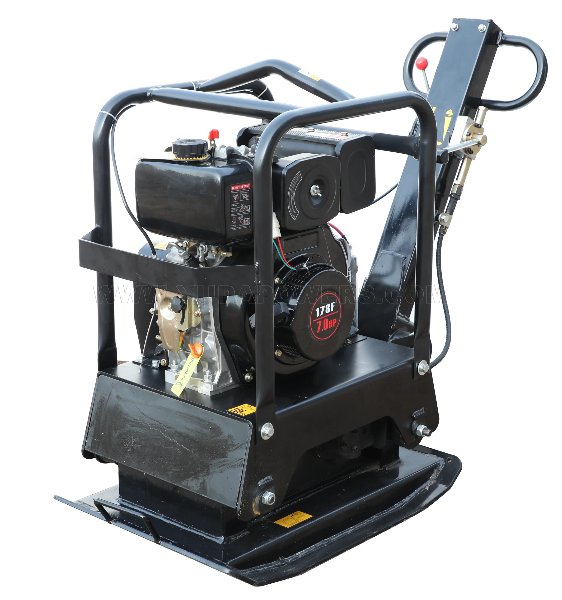 160kg 300kg Compactor C160 C330 Portable Reversible Plate Compactor Two Way Earth Compactor