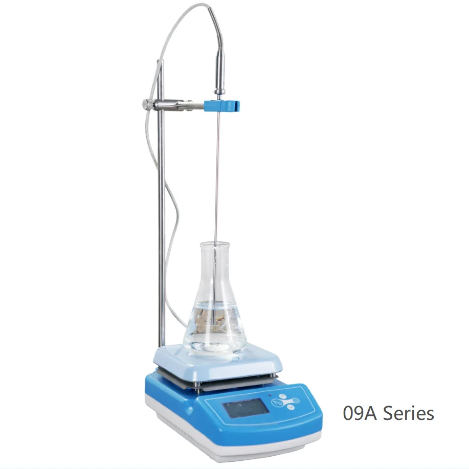 Stirring, mixing and auxiliary heating of liquids magnetic hot plate stirrer for laboratory