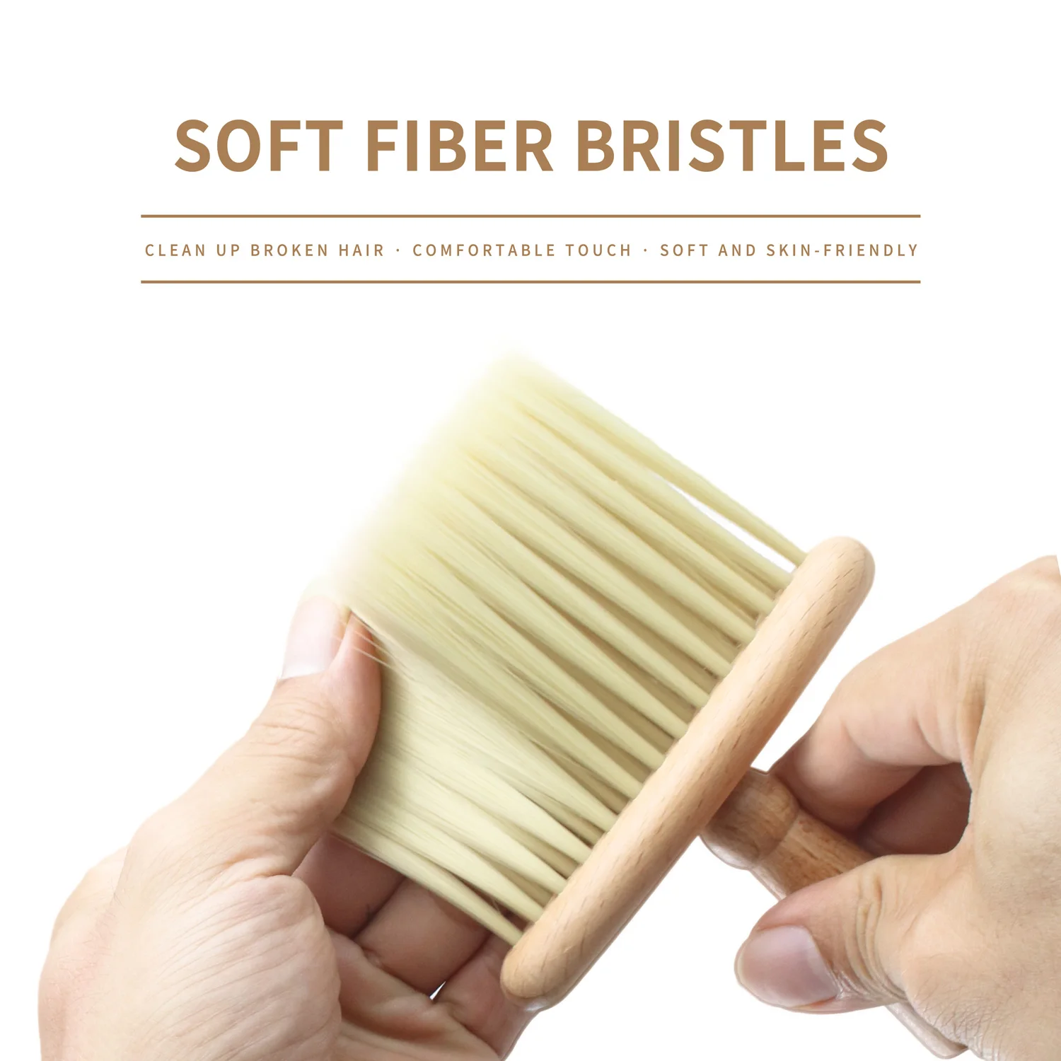 MJ Парикмахерская щетка для чистки шеи для стрижки волос мягкая щетка для чистки шеи профессиональный салонный парикмахерский инструмент