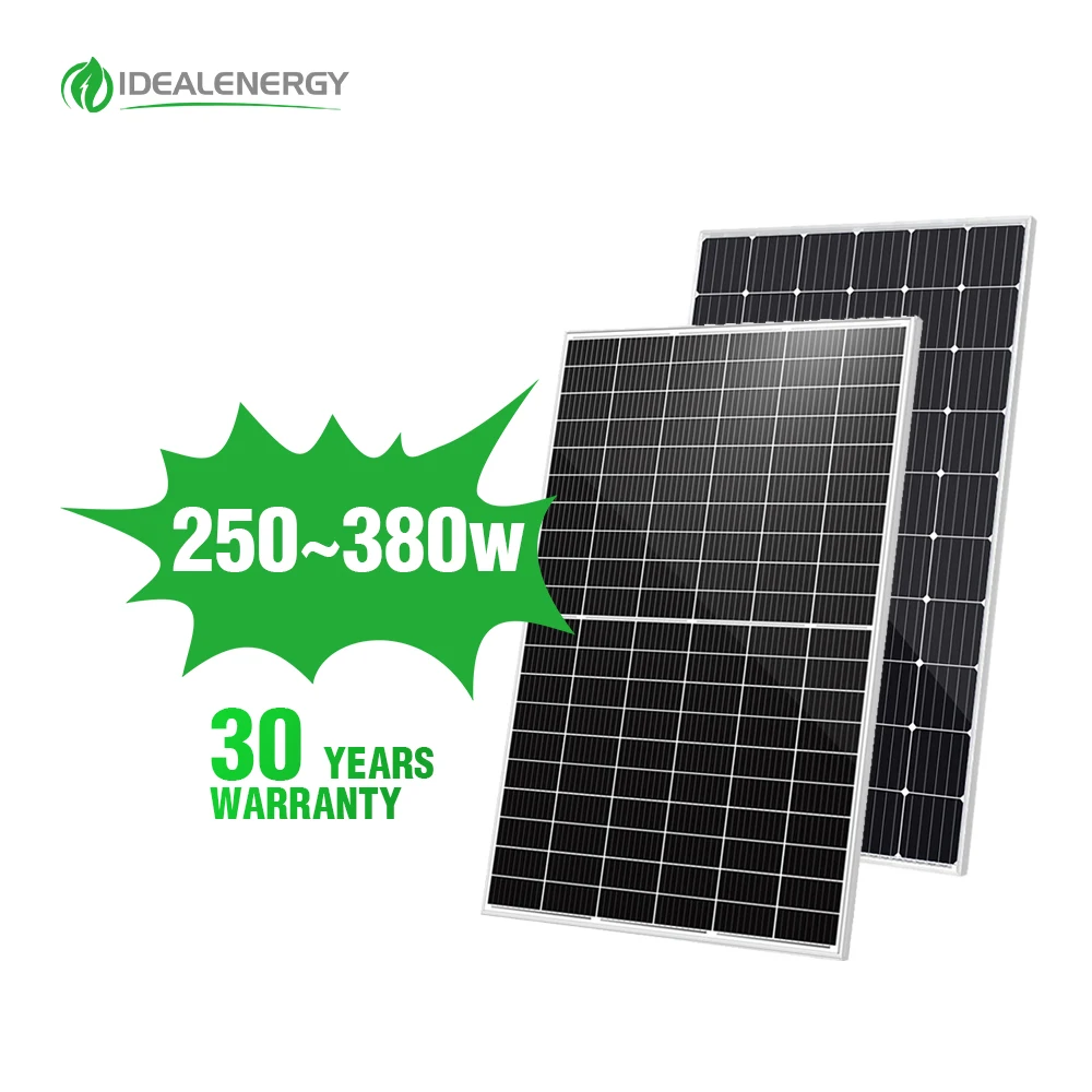 Монокристаллический 250w 275 280 285 285 Вт 290 300 Вт 310 325 330 Вт 335 350 355 Вт 360 380 385 w 395w панель солнечной батареи из монокристаллического кремния
