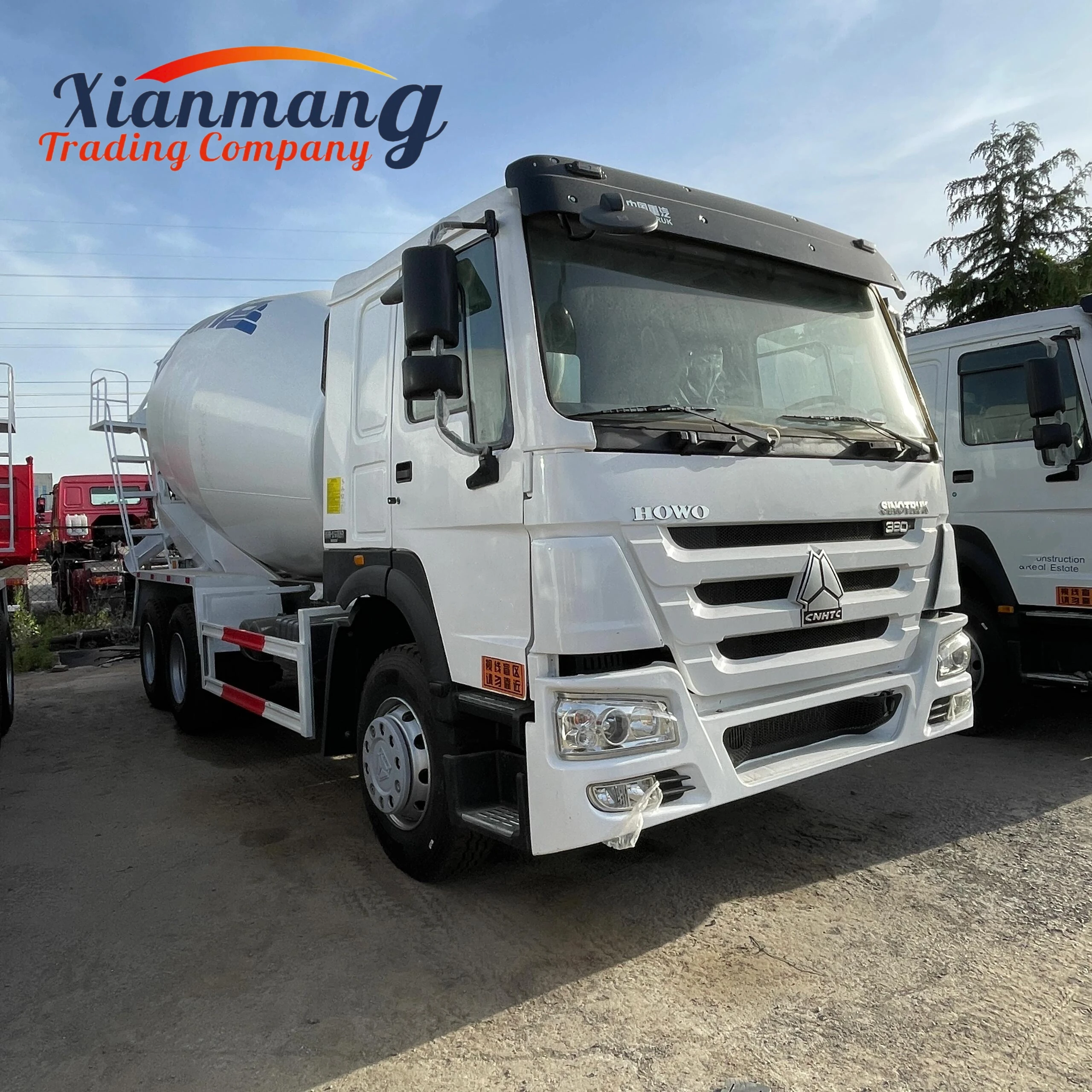 Sinotruck Howo 12m3 concrete cement mixer truck 6x4 diesel Howo concrete mixer truck