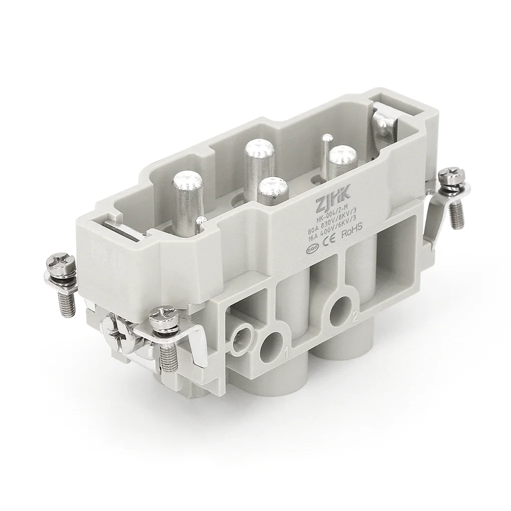 HK-004/2-M Combination Male Inserts 4 Pin Automotive Heavy Duty Connectors Manufacturer 09380062601