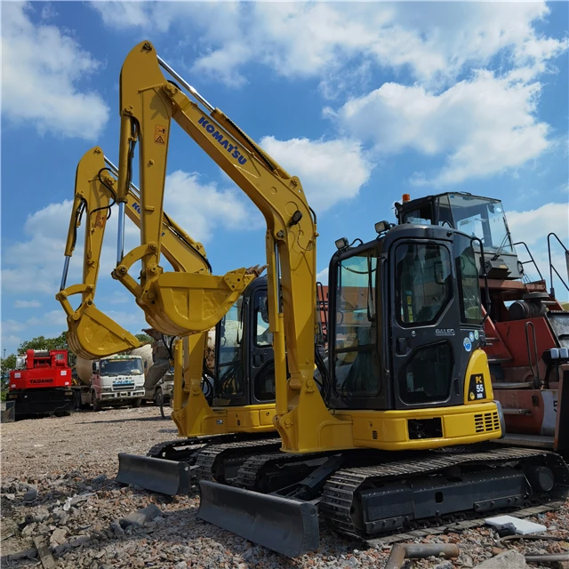
High Quality Used Komatsu Mini Excavator PC55MR/ Komatsu PC55 PC35 PC30 