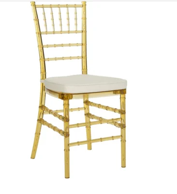 Clear Stackable Transparent Resin Chiavari Chair White Plastic Acrylic Wedding Chair Phoenix Napoleon Chair