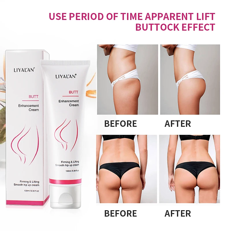 Butt Lift Enhancement Cream  Firming Plumping Hip Up Massage Women Bigger Buttock Enlargement Cream