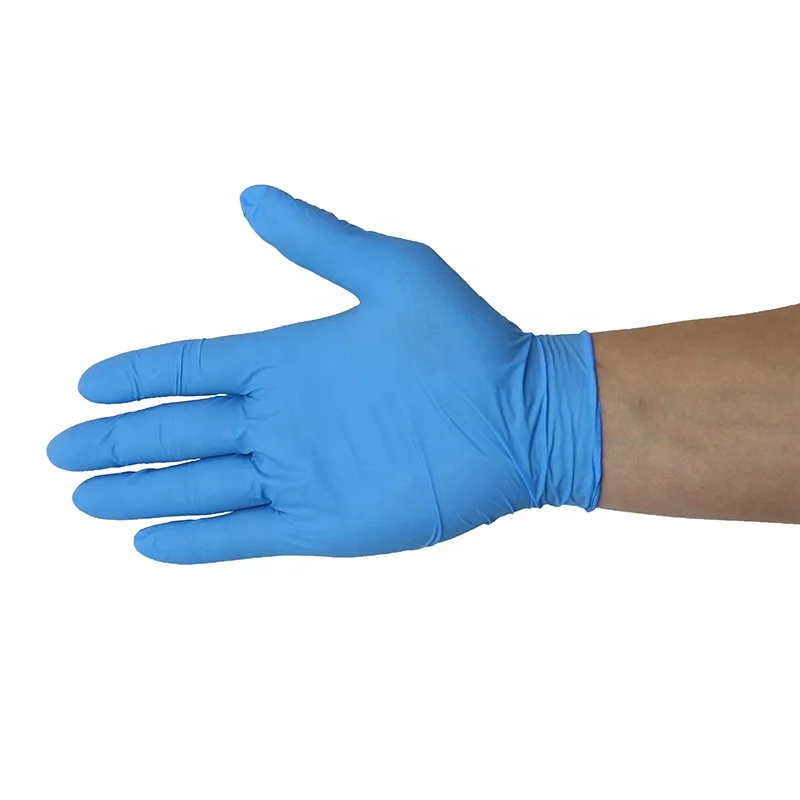 Rubber Wholesale Manufacturers Nitrile Powder Free Washing Safety Hand Kitchen Plastic Vinyl Household Disposable Gloves
