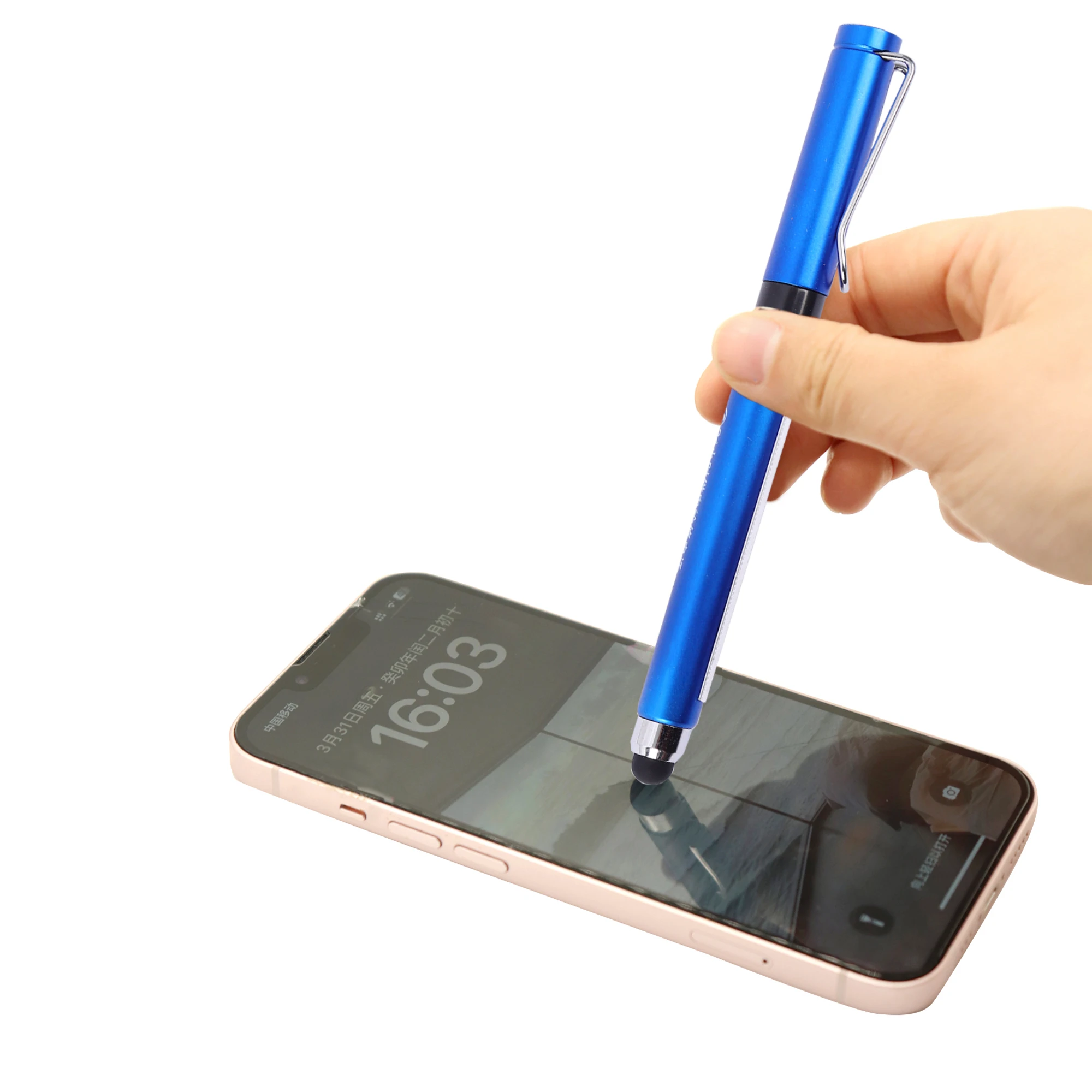 Promotional Novelty Metal Multifunction Stylus Ball Pen With Custom Logo For Touch Screen Multicolor Ballpoint pens