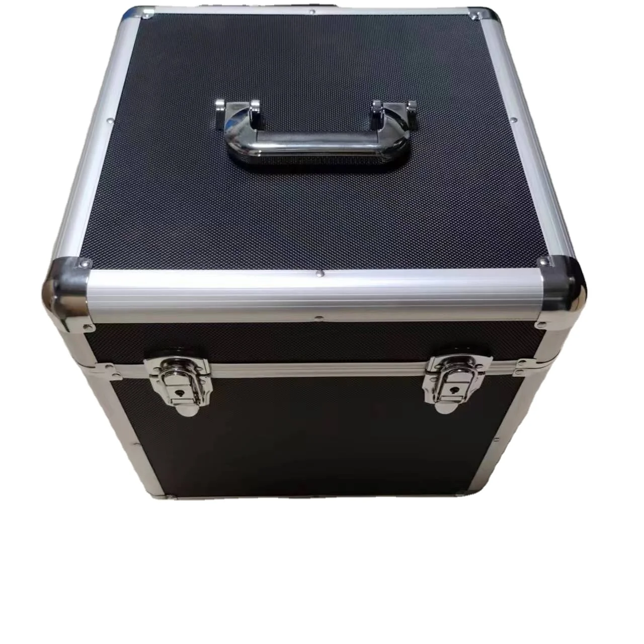 Aluminum CD DVD Storage DJ Case,Aluminium MetalDJ Large Flight Box,CD DVD Empty Carry Case,Silver Aluminium DJ Flight Carry Case