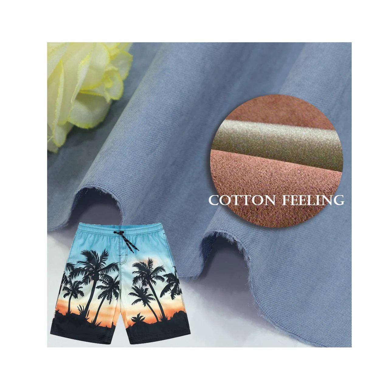 beach pants microfiber peach fabric brushed peach skin fabric 100% polyester 75D*150D DTY fabric for bedding