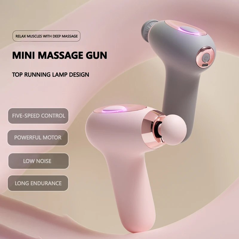 Hot Selling Deep Tissue Percussion Massager Wireless Fitness Electric Muscle Massager Gun Portable Mini Fascial Massager Gun