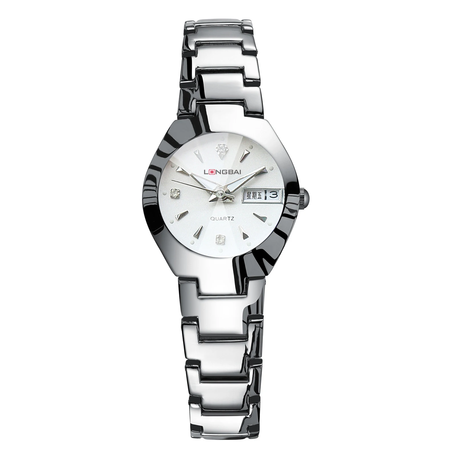 Fashion Cheap Tungsten Steel Quartz Watches Couple Watches Reloj Set Luminous Watches For Men And Women