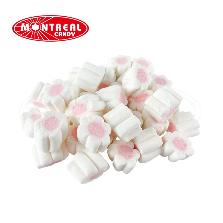 Marshmallow sweets flowers shape cotton candy marshmallow candies