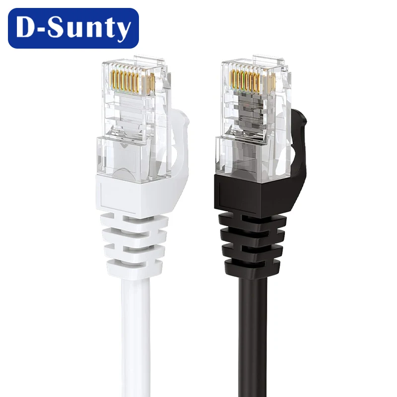 cat6 RJ45 Ethernet cable CAT 6 Black 24AWG patch cord lan cable UTP Bare Copper CCA Network cable communication