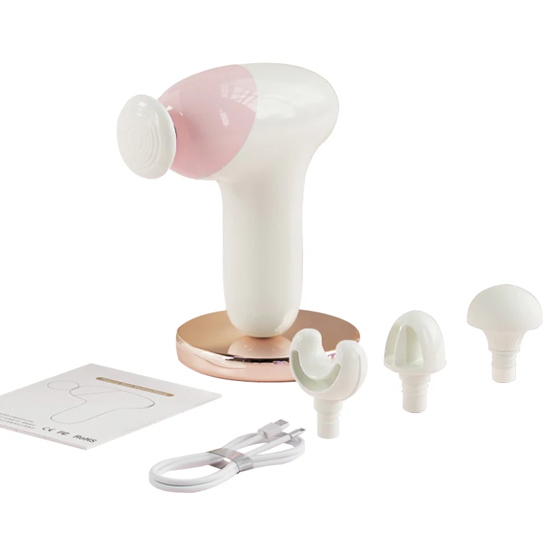 Flash Sale Mini Electric Body Muscle Therapy Deep Tissue Percussion Fascia Chiropractic Heating Function Pistolet De Massage Gun