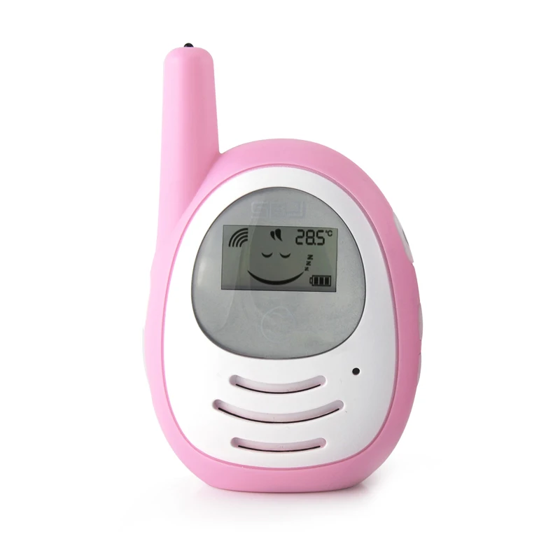 wireless digital baby room temperature monitoring baby alarm phone audio baby monitor