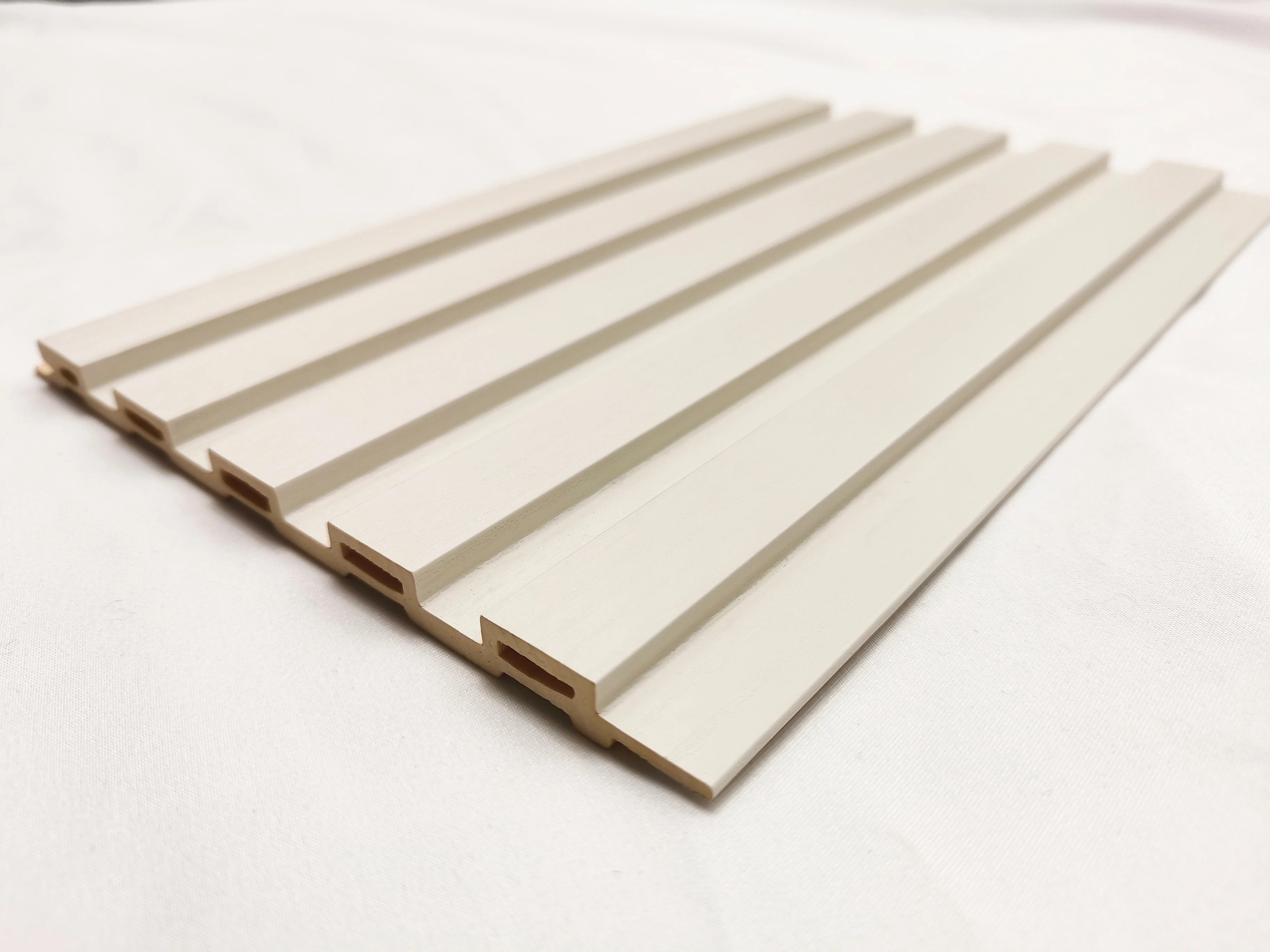 composite pvc profiles grille wall panel wpc fluted panel for indoor house hotel decoration