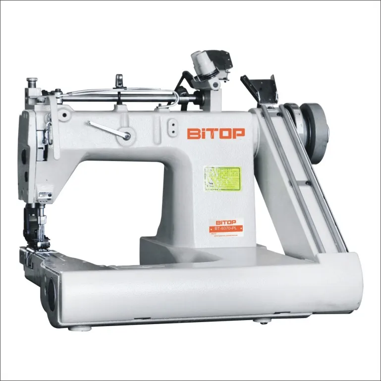 Two and three needle feed off the arm sewing machine with puller for shirts jeans